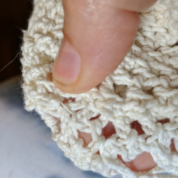 Free People Crochet white pants size M in EUC - Picture 13 of 13